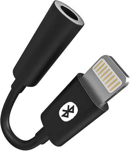 SWAPKART 3.5 mm Headphone Jack Lightning Adapter Connector Only Supported Music Control Audio Adapter for iPhone 6 6s 7 8 Plus x xs xs max 11 12 13…