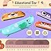 Lukmaa 4 Pcs Harmonica for Kids Beginners Toddler Musical Instruments Toys 16 Hole Harmonica Easy to Learn C Key Cute Dog Tiger Fox Raccoon Mouth Organ Set Educational Toys for Baby Over 3 Years Old