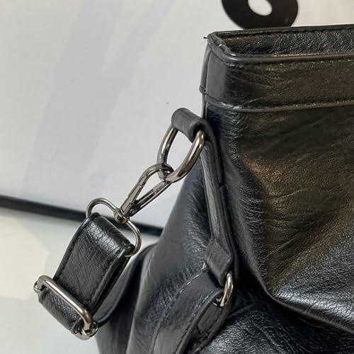 Women Trendy Crossbody Handbag Large PU Leather Tote Bag Commuting Shoulder Purse Travel Dating4