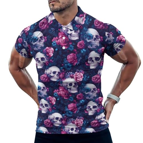 Polo de golf homme motif original idée cadeau idéal manches courtes