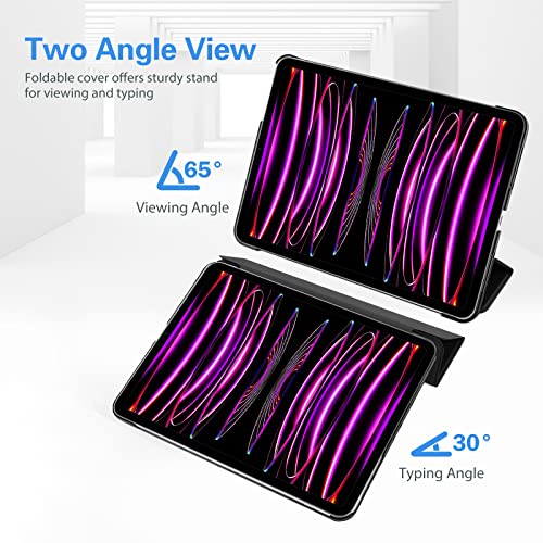 Image of ProCase iPad Pro 12.9 Case 4th Generation 2020 & 2018, [Support Apple Pencil 2 Charging] Slim Stand Hard Back Shell Smart Cover for iPad Pro 12.9 inch 4th Gen 2020 / iPad Pro 12.9 inch 3rd Gen 2018 aa‚¬a€oeB