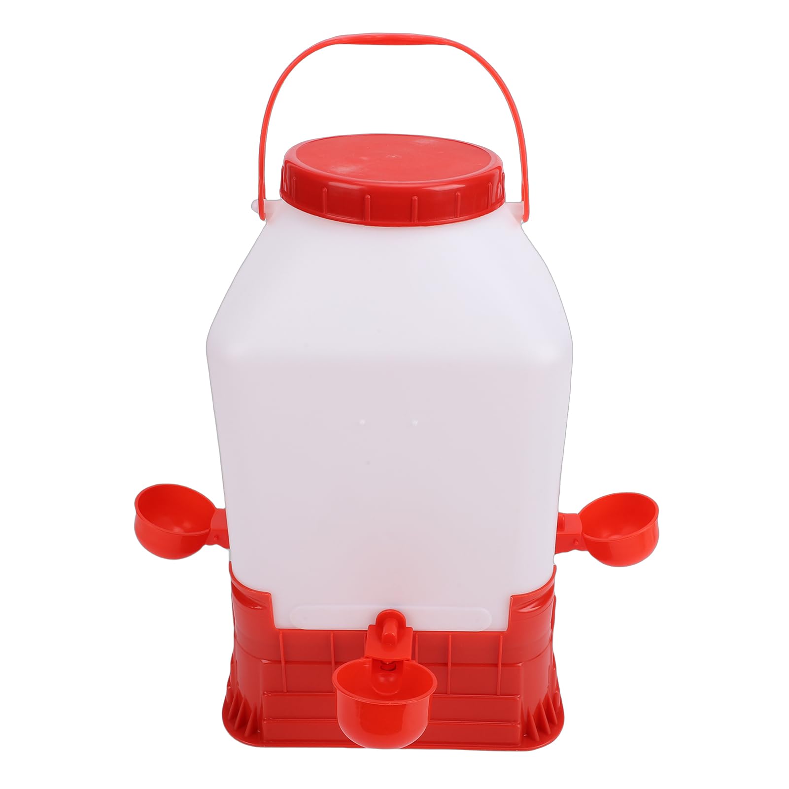 Brrnoo Abbeveratoio Automatico per Pollame Mangiatoia per Acqua per Polli di Grande capacità da 10 Litri con 4 Ciotole per Galline, Anatre, Tacchini, Pollaio