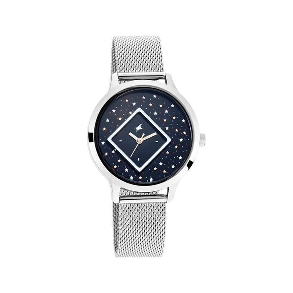 Fastrack x Ananya Panday-Fit Out Analog Blue Dial Women's Watch-NN6210SM03/NP6210SM03