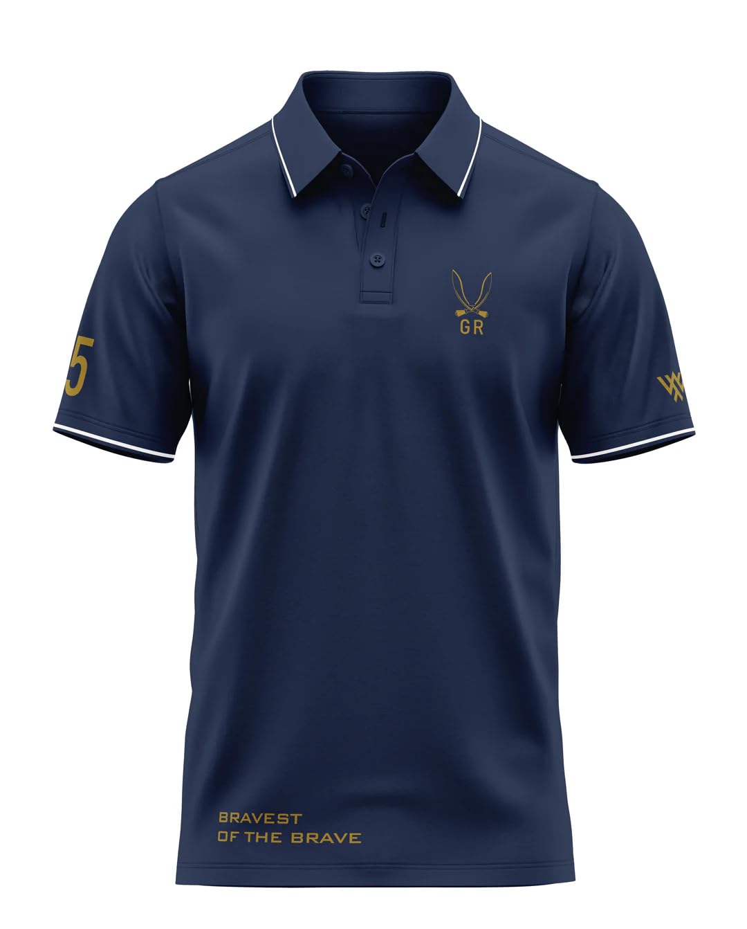 men fashion polo top | half sleeve collared neck | easy care polyester