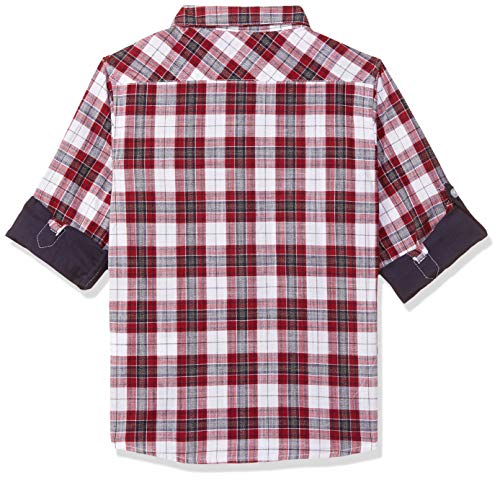 Image of GJ Baby Baby Boys' Regular Fit Shirt (151246520406 C472 Poppy Red 18m-24m)