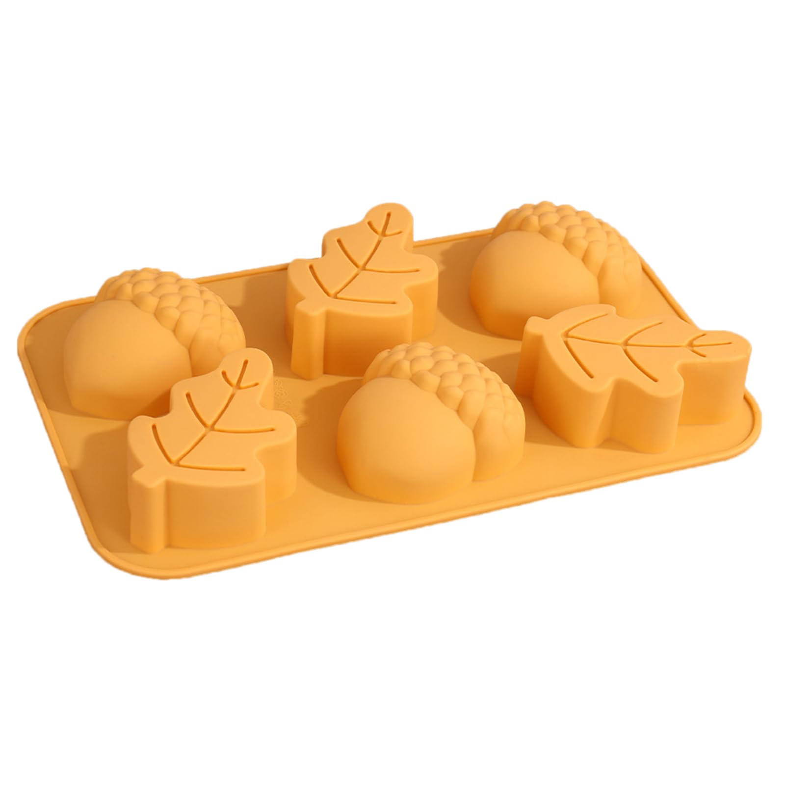 Tsophreniq Halloween Fondant Molds Pumpkin Mold Halloween Cake Cupcakes Pinecone Silicone for Chocolate Candy Cupcakes Toppers Pumpkin Silicone Decoration Fondant Decorating Tool Non Stick Baking