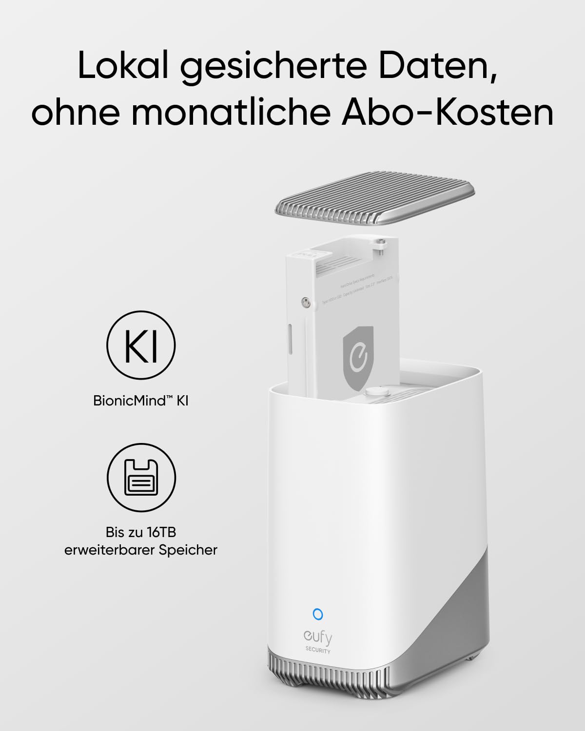 eufyCam S3 Pro 4-Kamera-Set, Überwachungskamera Außen, ohne Abo | Gesichtserkennung-KI, MaxColor Nachtsicht, Erweiterbarer Lokaler Speicher, Forever Power 2.0