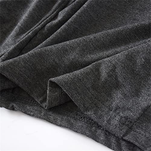 Men's Casual Summer Shorts Comfy Soft Loose Pajamas Shorts Solid Elastic Waisted Lounge Night Sleepwear for Men4