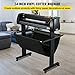 VEVOR Vinyl Cutter, 34Inch Bundle, Vinyl Cutter Machine, Manual Vinyl Printer, LCD Display Plotter Cutter Sign Cutting with Signmaster Software for Design and Cut, with Supplies, Tools
