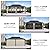 PURPLE LEAF 12' X 20' Hardtop Gazebo with Galvanized Steel Double Roof Aluminum Metal Gazebo for Patio Lawn and Garden Included Netting and Beige Curtains