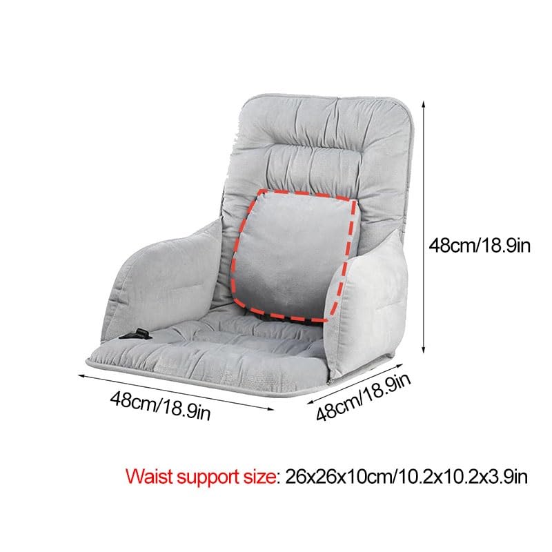 Cojín de Asiento Calefaccionado for Silla de Oficina, Almohadilla de Asiento Calefactada, Cojín for Silla de Oficina, Almohadilla de Asiento Calefactada con 3 Niveles de Temperatura