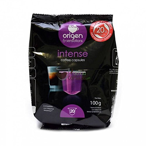 Cápsulas Nespresso®* Origen & Sensations - Intenso - 20 unidades