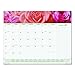 AT-A-GLANCE Desk Pad Calendar 2017, Monthly, 21-5/8 x 16-7/8", Panoramic Floral (89805)