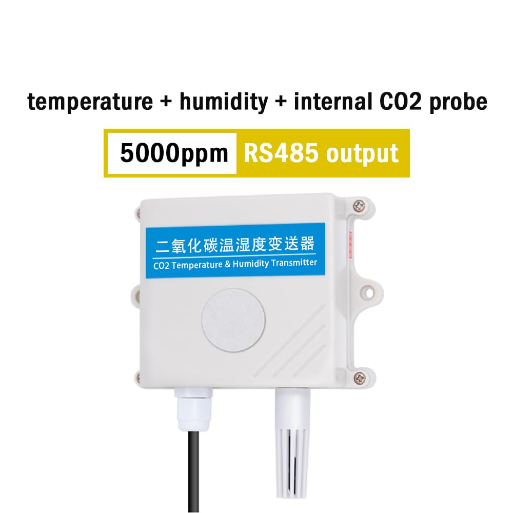 Sensor de dióxido de carbono Invernadero agrícola Transmisor de CO2 industrial RS485 de alta precisión