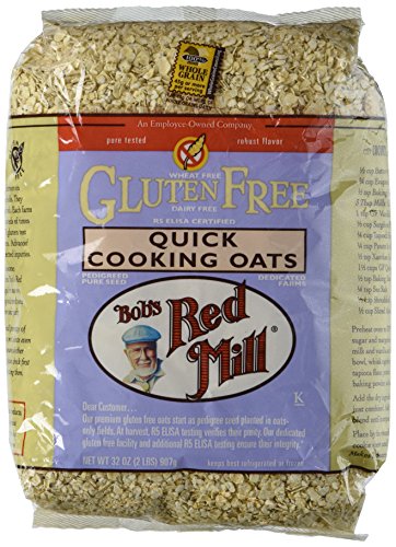 Bob's Red Mill Gluten Free Quick Cooking Oats, 32-Ounce Bag
