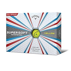 Callaway Supersoft-Golfbälle Einheitsgröße gelb Callaway Supersoft-Golfbälle Einheitsgröße gelb