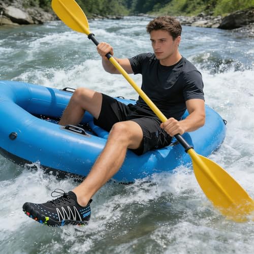 Image of ziitop Water Shoes for Men Women Beach Barefoot Swim Rock Climbing Pool Shoes Socks, Anti-Slip Breathable Quick Dry Lightweight Slip-on, Outdoor Sport Hiking Walking Boating Fishing Diving Surfing