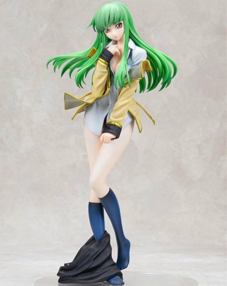 コードギアス  C.C. アッシュフォード学園制服Ver. フィギュア Amazon.co.jp: コードギアス 反逆のルルーシュ CC アッシュ