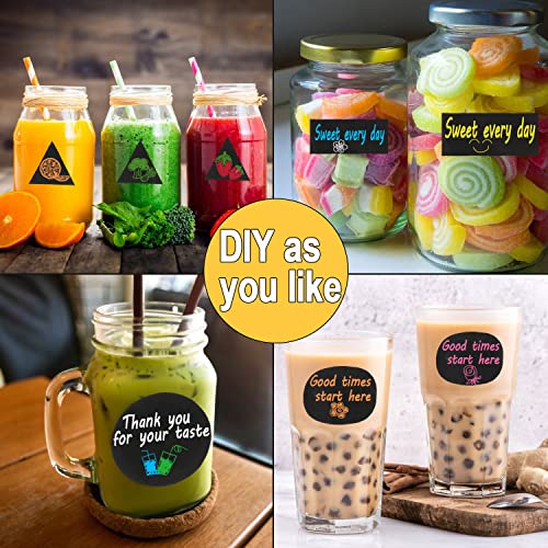 3 Rolls 17” X 78.7” Chalkboard Contact Paper - Adhesive Blackboard Wall Decal Vinyl Stickers, 15 Chalks Included #TOP5