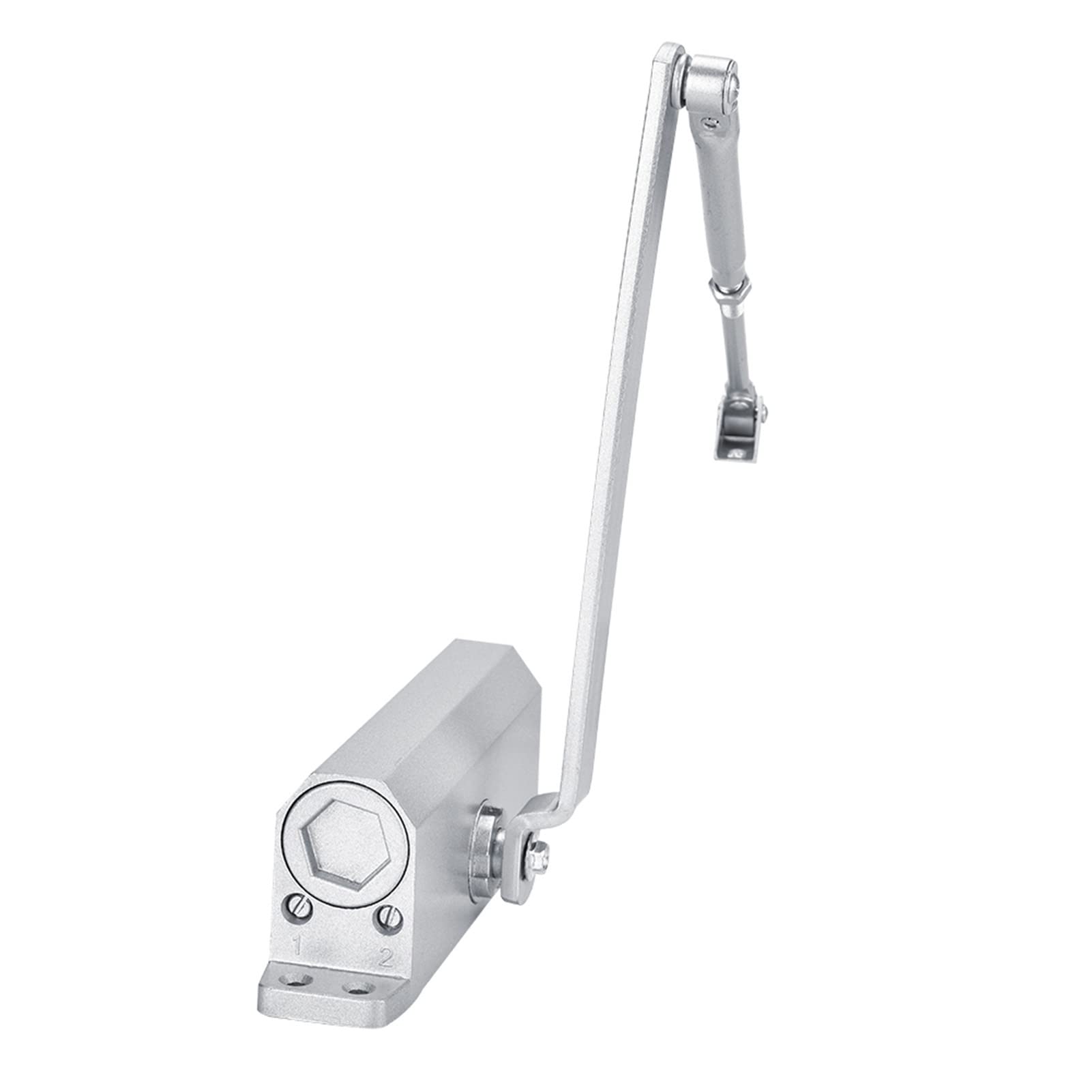 KIMISS Ferme-porte Robuste -Feu 45-75 Kg, Ferme-porte Automatique 600-1200 Mm, testé au Feu Pendant 1 Heure, Portes Gauche/droite Adaptées