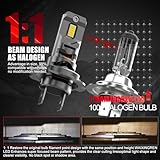WAIXINGREN H7 Headlight Bulb, 60W 26000LM 6500K Cool White for Led Headlight Bulb, Halogen Replacement Bulb, Easy Installation, Pack of 2 (H7) - Image 5