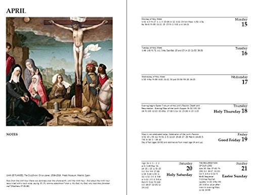 2019 Devotion To Jesus Through The Year In Art, Scripture And Prayers: Catholic Calendar And Weekly Planner #TOP2