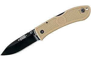 KABAR Dozier D2, Coyote Brown, Straight Edge