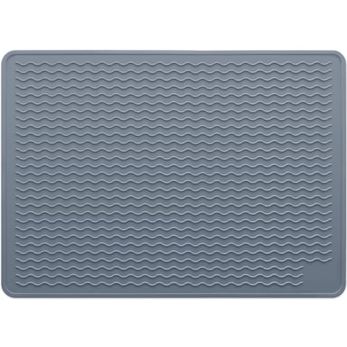 Alfombrilla Protectora Placa Induccion, protector de estufa de vidrio para estufa eléctrica, Alfombrilla Silicona Antideslizante 71 x 51 cm, Alfombrilla de inducción resistente al calor