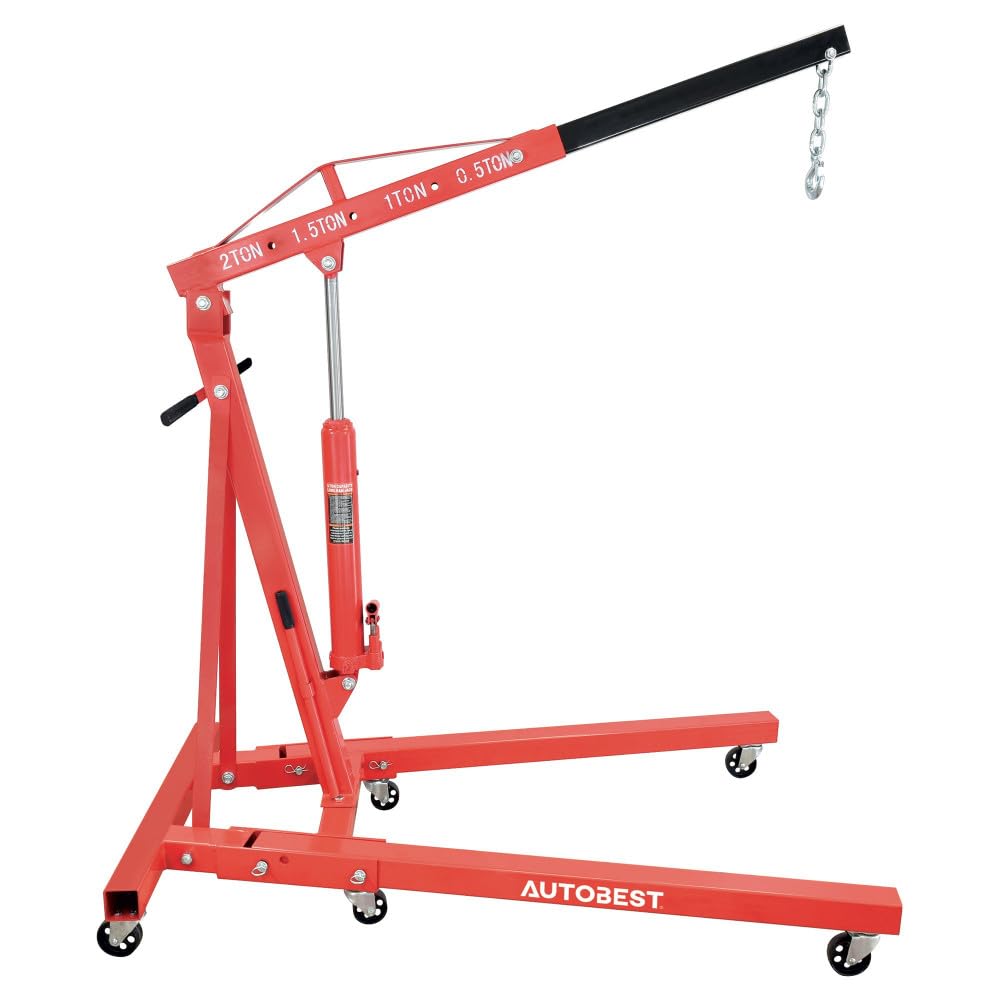 Autobest Grue d'atelier Pliante - 2 tonnes