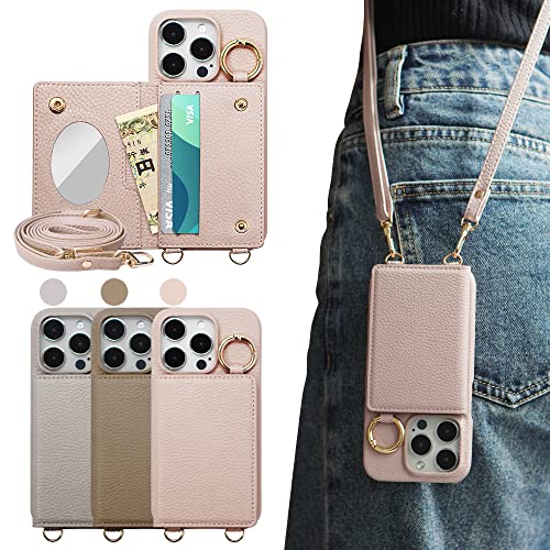 �K�� iphone 13pro �P�[�X �蒠�^ ��phone13 pro �蒠�^ �P�[�X �V�����_�[ �X�g���b�v �����ӂ��� 13 pro �X�}�z�P�[�X �A�C�t�H��13�v�� �g�уJ�o�[ �l�C ���킢�� ������� ���� �~���[ �� ���ϋ� �c�u�� ���u�� �J