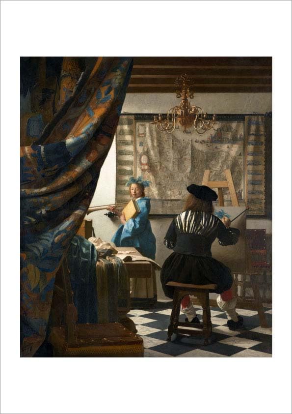 Amazon.co.jp: フェルメール 絵画アートポスター B4 サイズ10