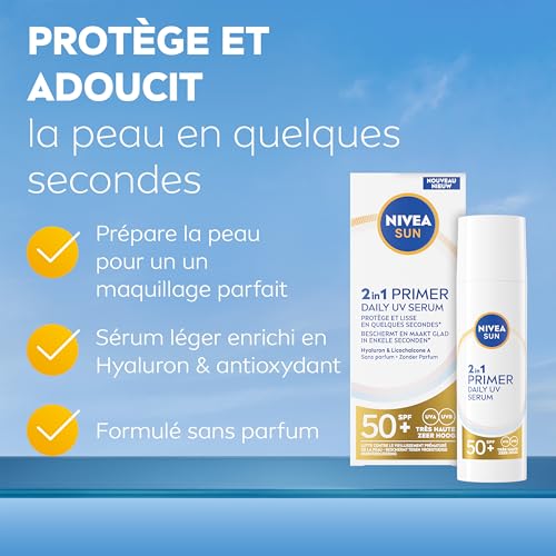 NIVEA Sérum base de maquillage solaire UV visage expert SPF 50 30 ml - vue 4