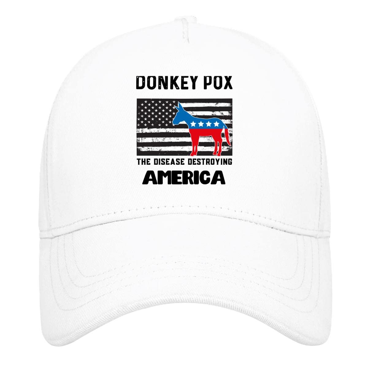 Mount Rushmore Baseball Cap Donkey pox The Disease Destroying America Baseball Cap for Men Vintage Denim Dad Hat s Adjustable