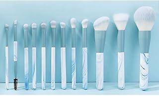 Juego completo de 12 brochas de maquillaje, b...