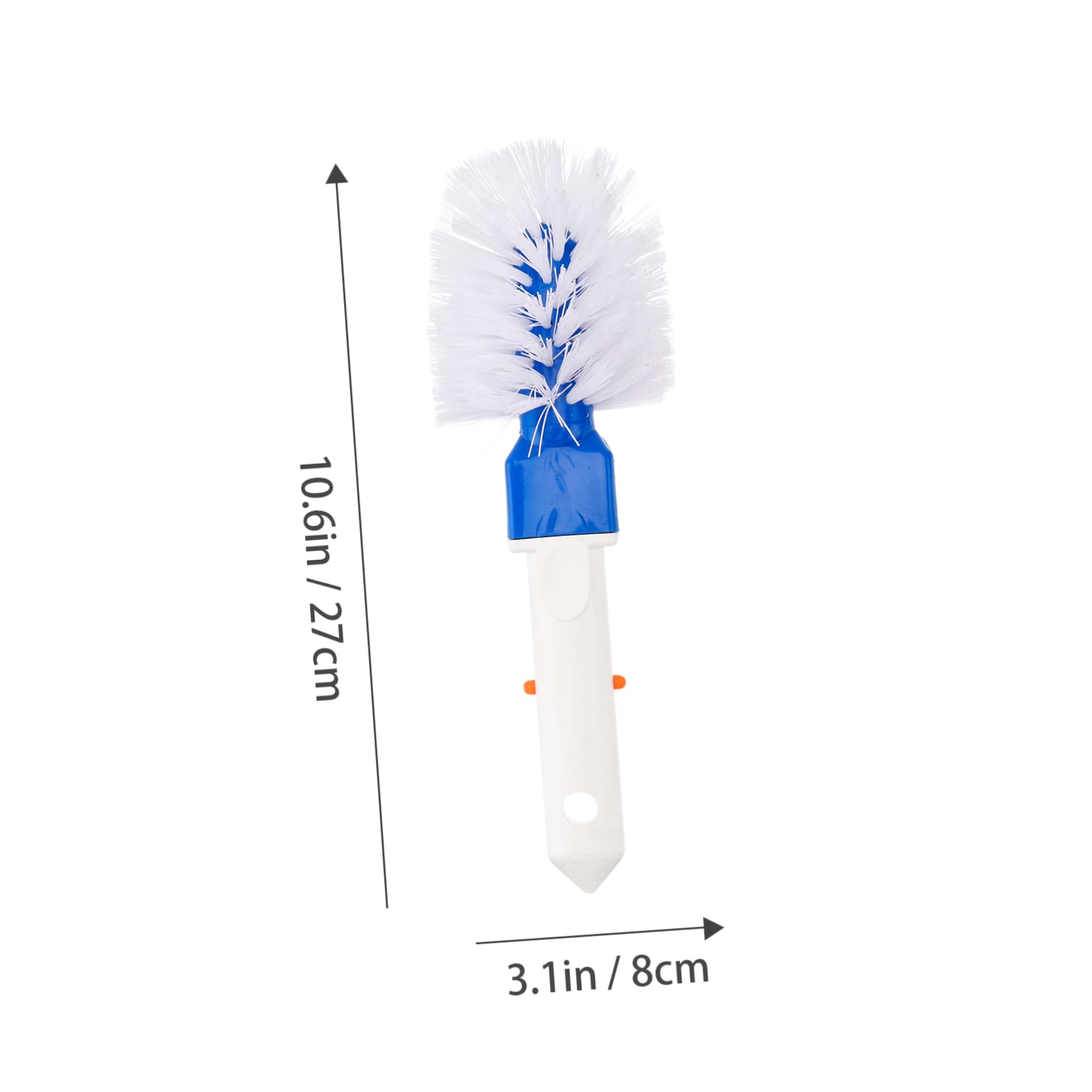 Garneck Pool Corner Cleaning Brush Handheld Swimming Cleaning Tool Quick Effective