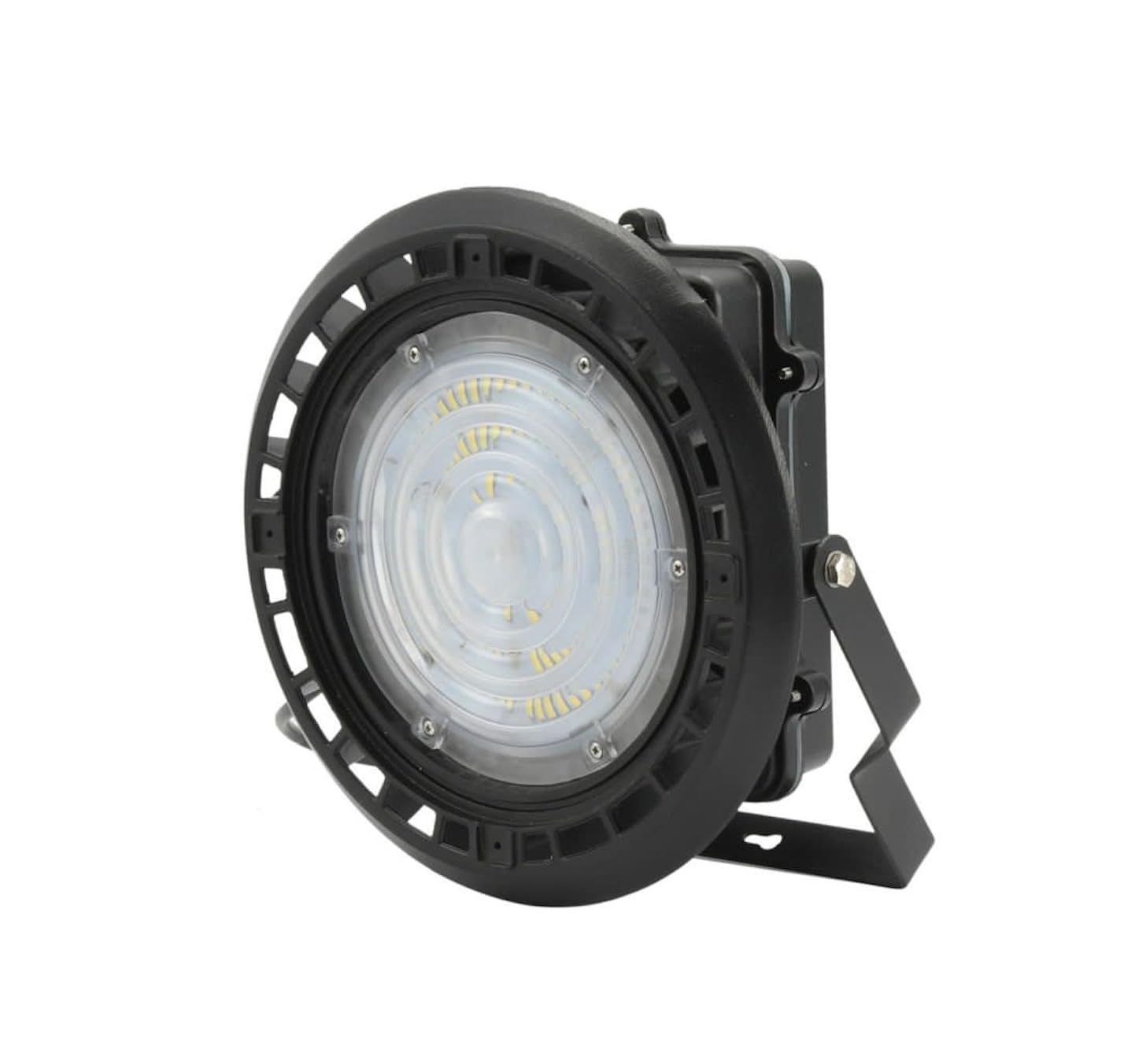 100w High Bay Light, 10000 Lumens (UFO Design) - Cool White 6500K, Waterproof (IP65 Rated) with PC lense Diffuser Cover | Led for Warehouses, Hanging, Commercial, Industrial Lights, Shed