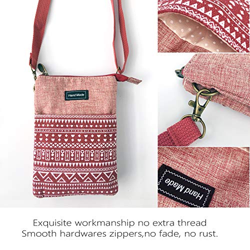 Image of Nylon Crescent Crossbody Bag for Women Men Fanny Pack Crossbody Bag Dumpling Lightweight Travel Sling Bag