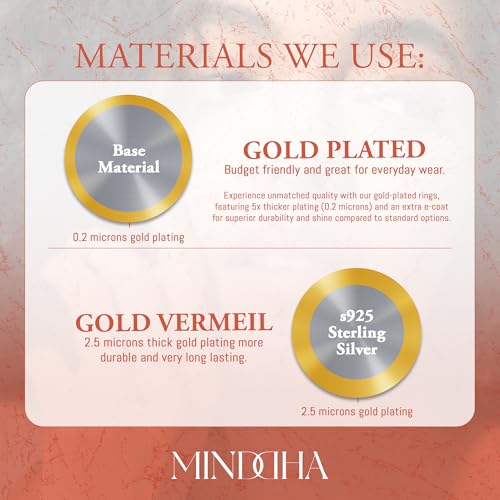 MINDDHA 14K Gold Plated Sud| 925 Sterling Silver Post| Clover Butterfly Heart Bow Stud Earrings for Women – Dainty Earrings with Cubic Zirconia – Jewelry for Everyday Wear or Occasions4