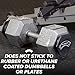 PlateMate Microload Pair 1 1/4 lb. Magnetic Hex Weights (2.5 lb. Set)