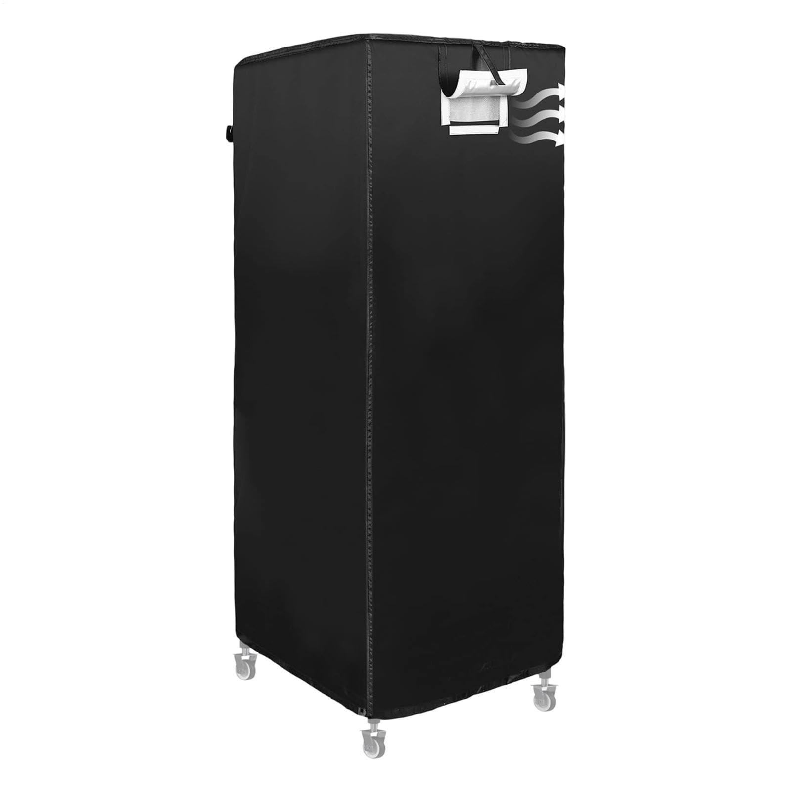 Housse Pour Échelle De Cuisine - PVC 58x71x163cm | Anti-poussière Imperméable Avec Fermeture Éclair | Protection Pour Chariot À Plateaux - Pour Boulangerie Buffet Garde-manger