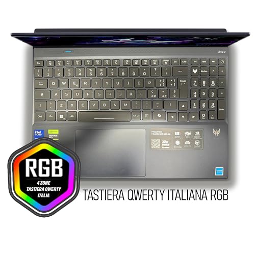 Predator Helios Neo 16s Ai, Notebook Gaming, Intel Ultra 9-275X, 24core, RAM DDR5 32Gb, SSD 2Tb (2 x 1Tb), Display 16" Oled 240Hz, DCI-P3 al 100%, Geforce RTX 5070Ti 12Gb, Win 11, Preconfigurato - Notebook - Immagine 3