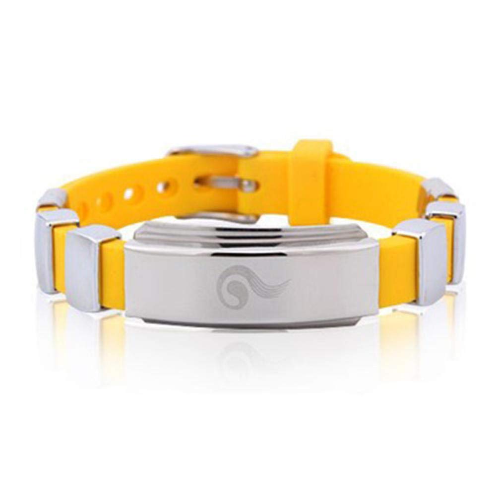 Mjahq Magnetic Therapy Silicone Health Bracelet Anti Static