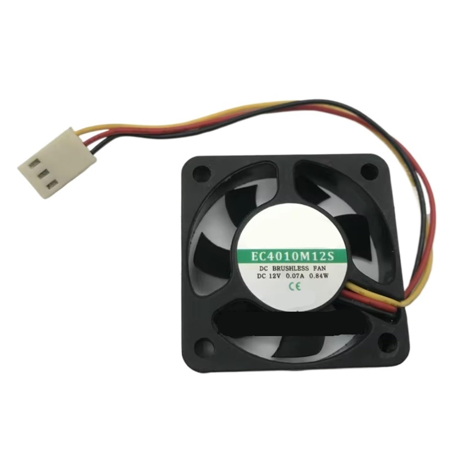 UITGVDQAT EC4010M12S DC 12V 0.07A 40x40x10mm 3-Wire Server Cooling Fan