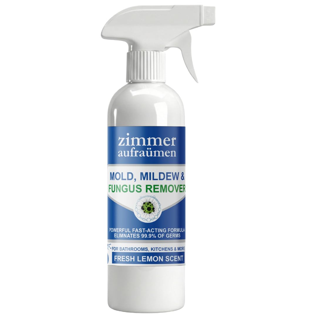 Mold, Mildew & Fungus Remover Spray 500 ml - Fast-Acting Kai (Algae/Moss) Cleaner for Bathrooms & Kitchens - Eliminates 99.9% Germs - Fresh Lemon Scent. Professional Cleaner-image-48