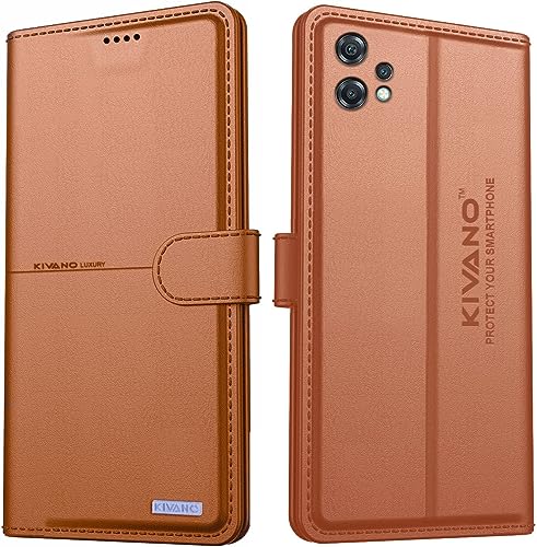 Image of KIVANO Compatible with OnePlus Nord CE 2 Lite 5G Flip Cover | Leather Finish | Inside Pockets & Inbuilt Stand | Shockproof Wallet Style Magnetic Closure Back Cover Case
