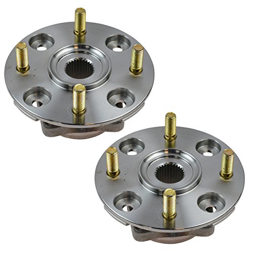 Image of TRQ Front Left and Right Wheel Bearing and Hub Assembly Set 2 Piece Compatible with 1990-1994 Honda Accord 1995-1997 Accord L4 2.2L 1997 Acura CL L4 2.2L