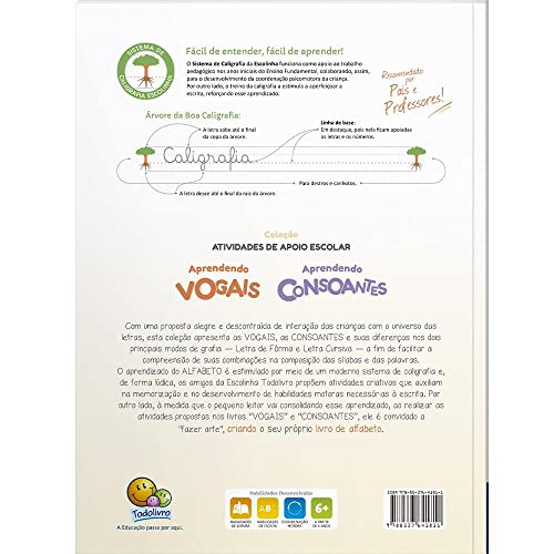 Atividades de Apoio Escolar:Vogais (Escolinha Todolivro)