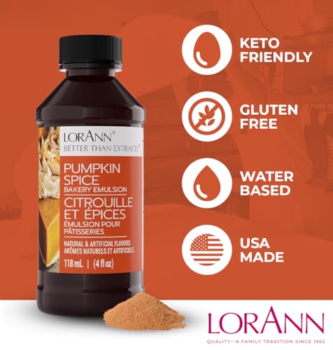 Image of LorAnn Oils Pumpkin Spice Emulsion & Flavoring For Baking