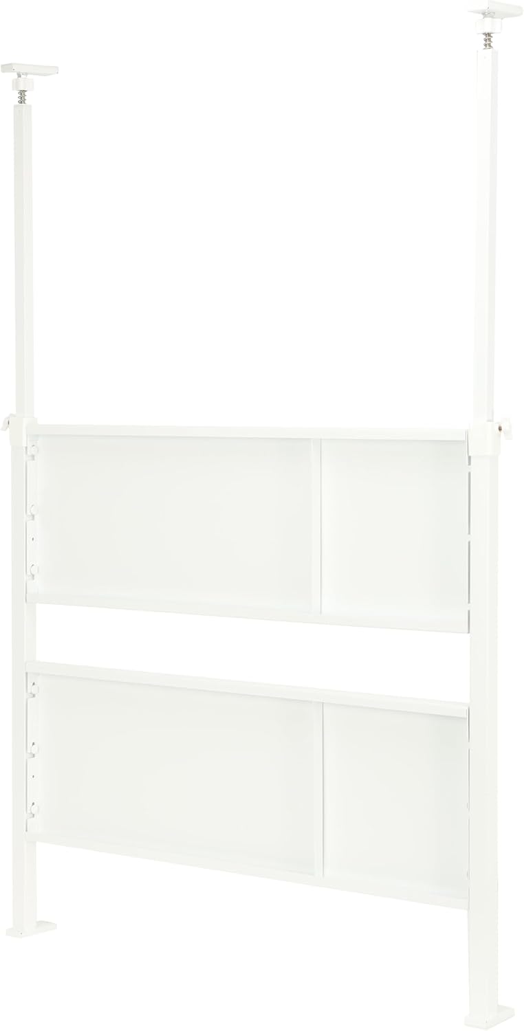 Nitori 8988086 Magnetic Stick Kitchen Panel, Width 24.4-36.2 inches (62-92 cm), BH640-940, White