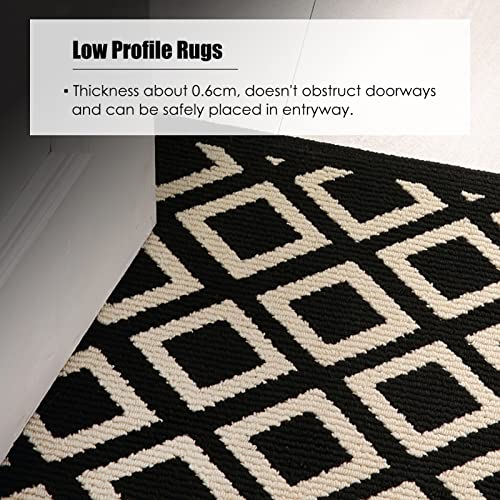 Tapis d'entrée intérieur extérieur robuste avec dos antidérapant